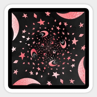 abstract galaxy Sticker